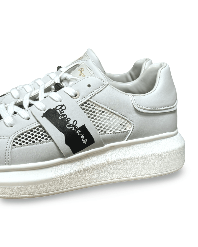 נעלי סניקרס בעיצוב משולב עם רשת לנשים