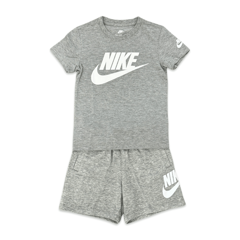 חליפת שתי חלקים טריקו קצרה לבנים