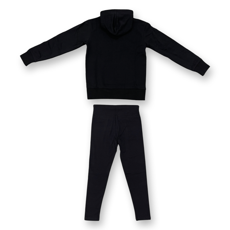 חליפת רוכסן שתי חלקים עם טייץ תואם לנערות