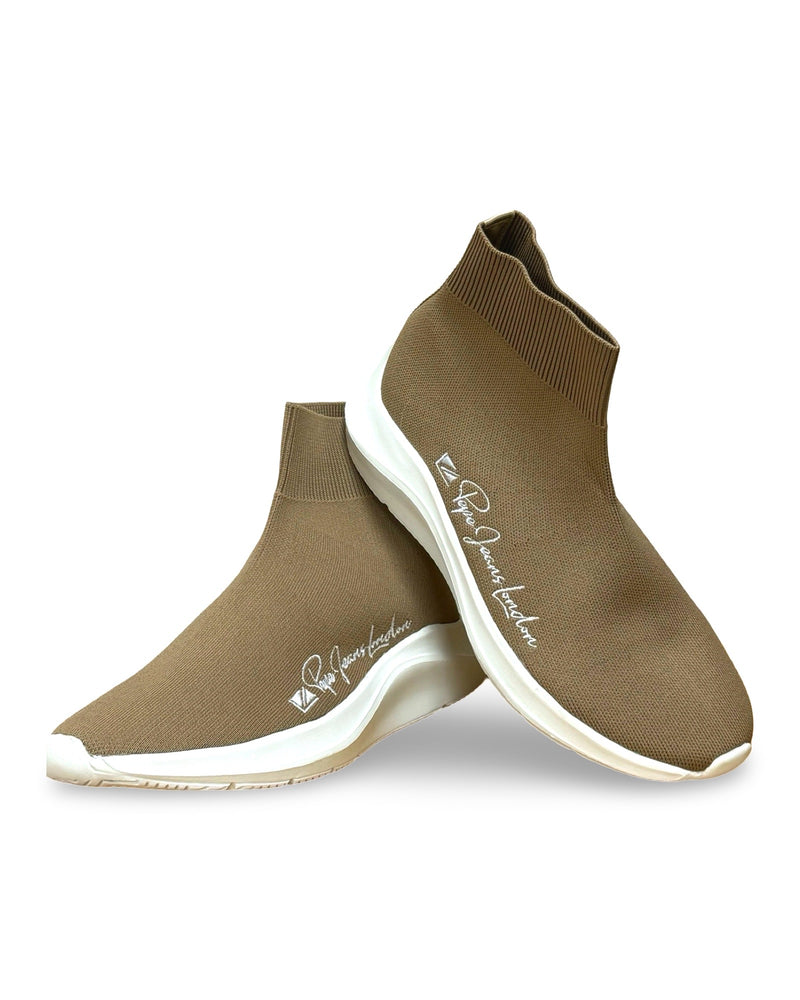 נעלי סניקרס גבוהות לנשים בשני צבעים