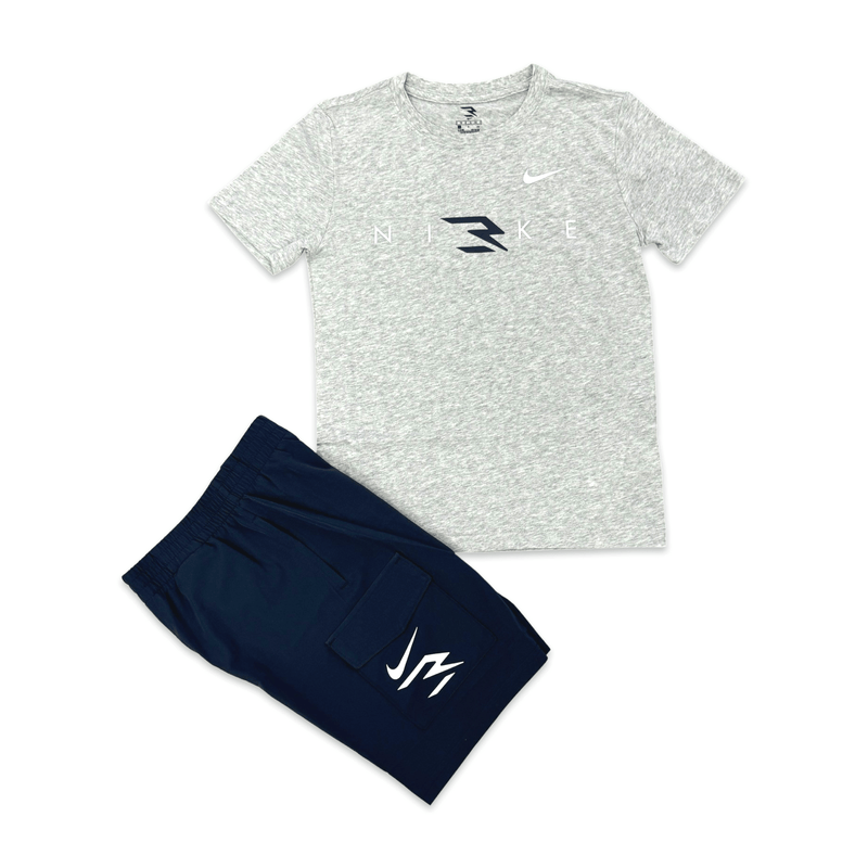 חליפת שתי חלקים קצרה לבנים נוער