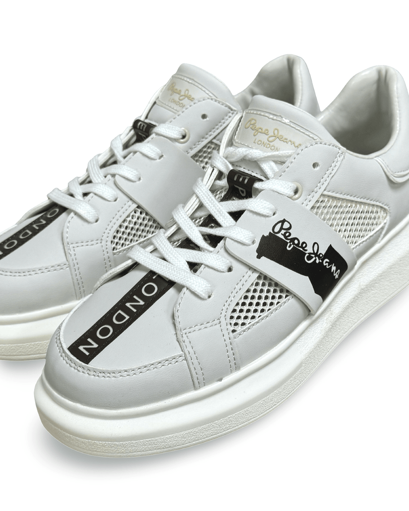 נעלי סניקרס בעיצוב משולב עם רשת לנשים