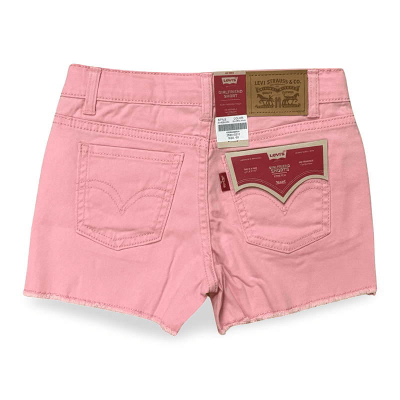 שורט ג׳ינס ורוד בהיר לבנות