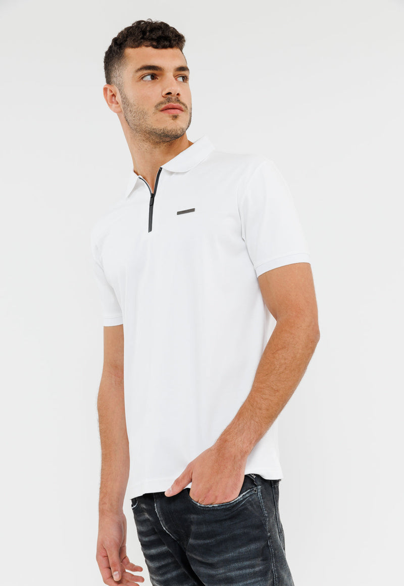 חולצת פולו שרוול קצר לגברים - מרסרייזד