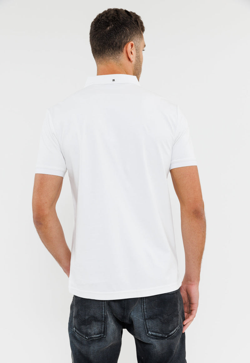 חולצת פולו שרוול קצר לגברים - מרסרייזד