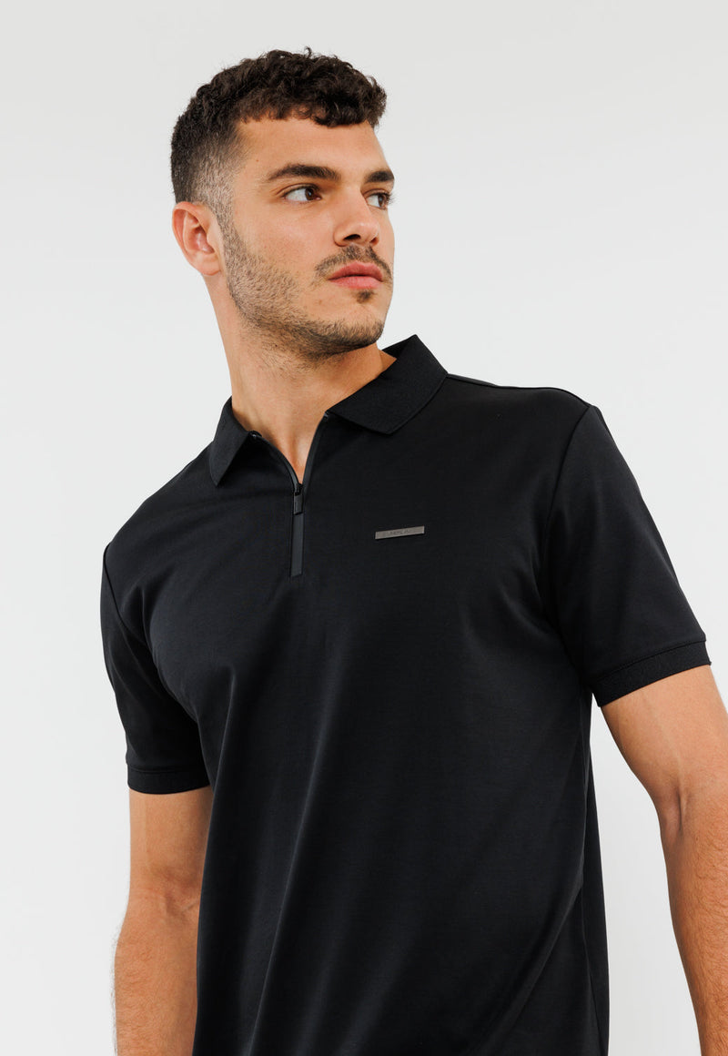 חולצת פולו שרוול קצר לגברים - מרסרייזד