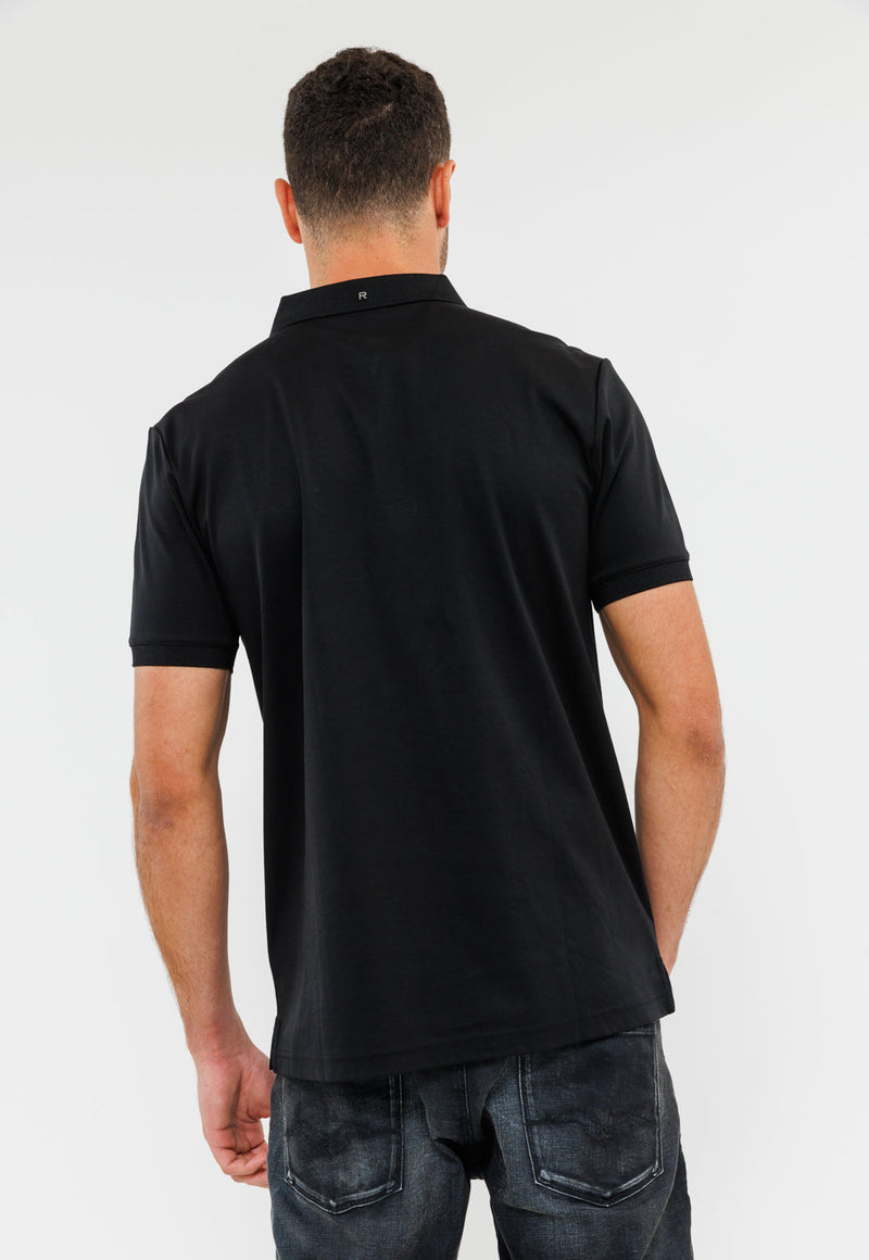 חולצת פולו שרוול קצר לגברים - מרסרייזד