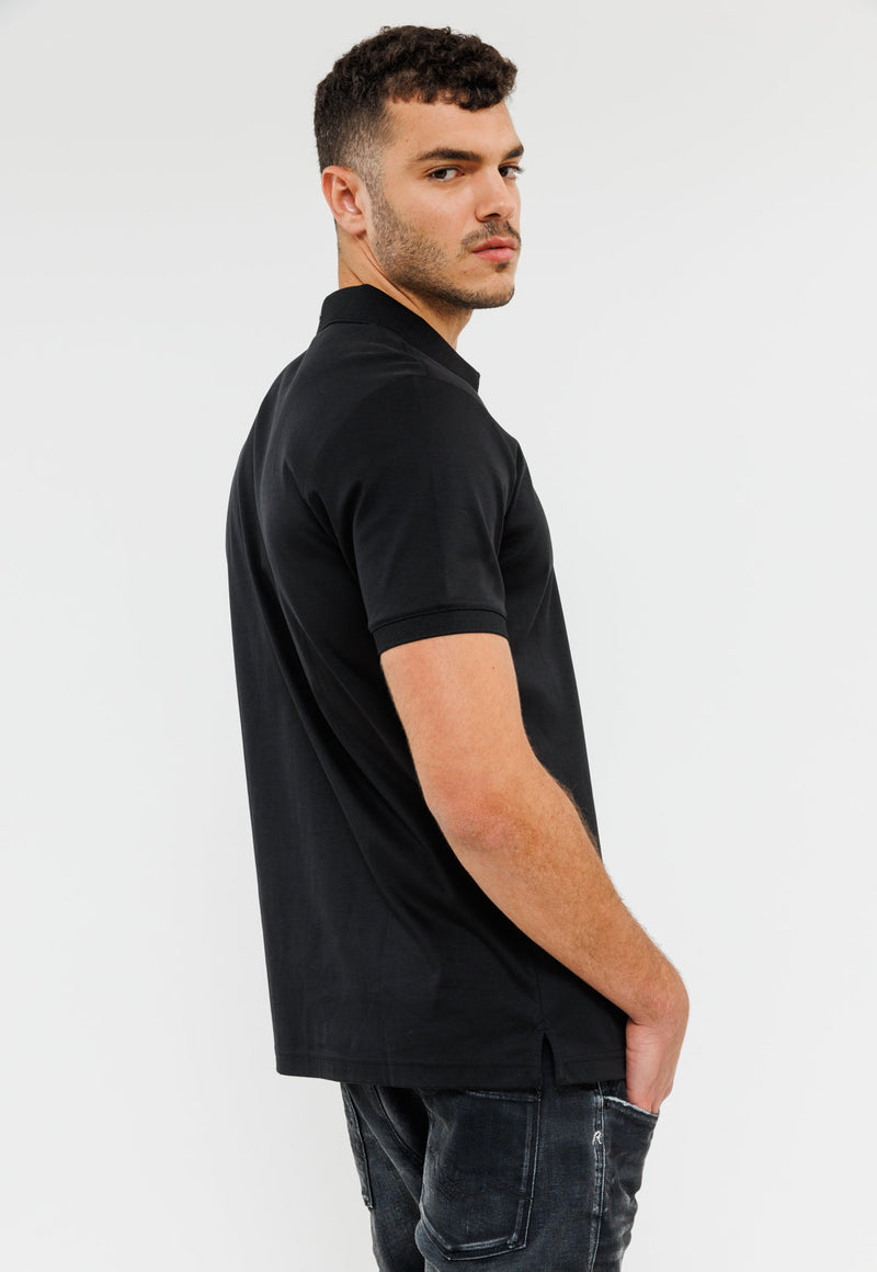 חולצת פולו שרוול קצר לגברים - מרסרייזד