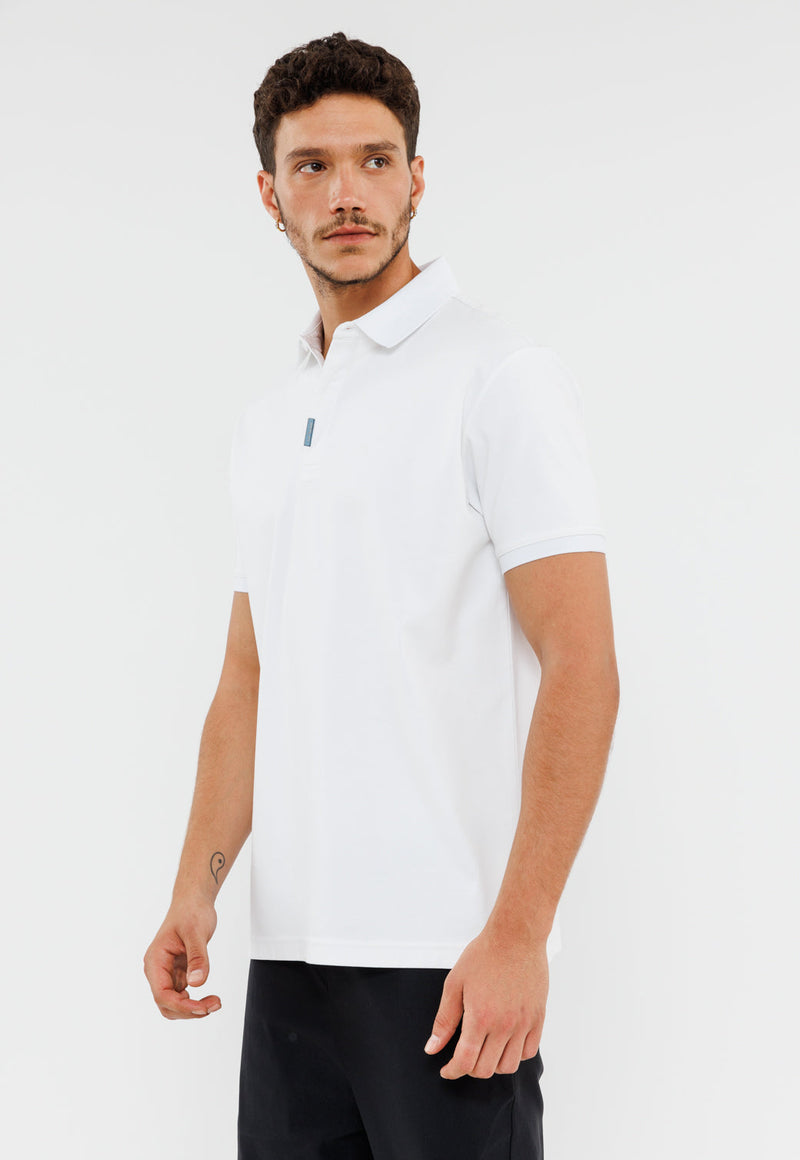 חולצת פולו שרוול קצר לגברים - מרסרייזד