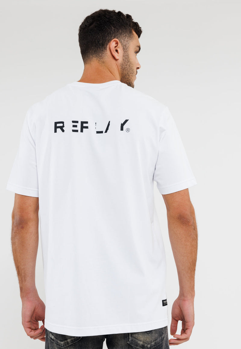 חולצת טי שירט קצרה לגברים - כותנה אוברסייז