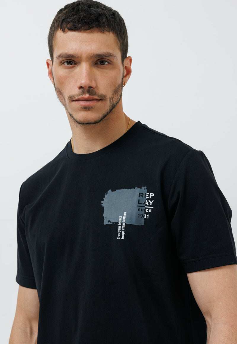 טי-שירט קצר לגברים מבית ריפליי