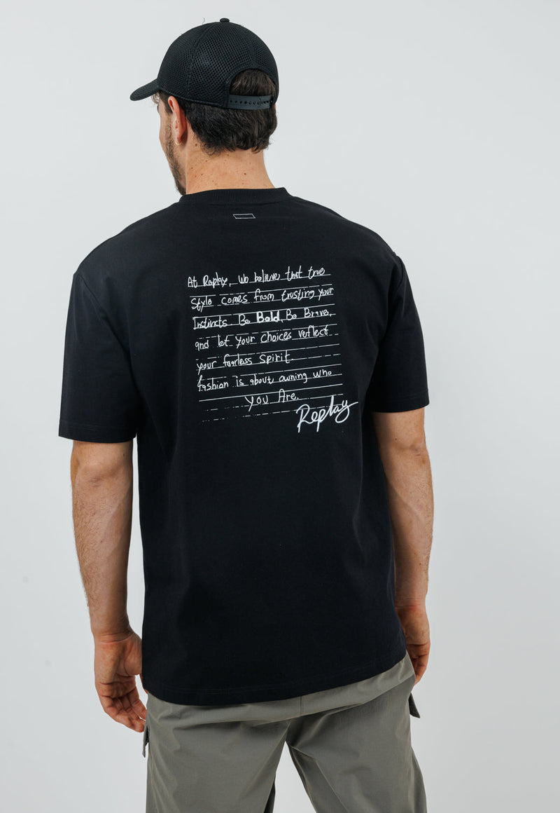 טי-שירט קצר לגברים מבית ריפליי