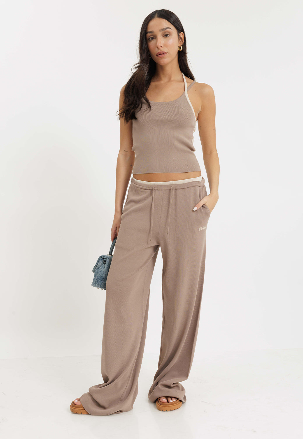 מכנסיים סרוגים ארוכים לנשים מבית ריפליי