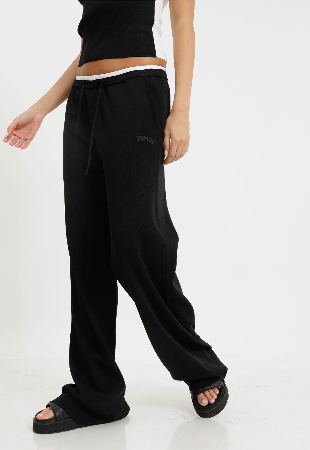 מכנסיים סרוגים ארוכים לנשים מבית ריפליי