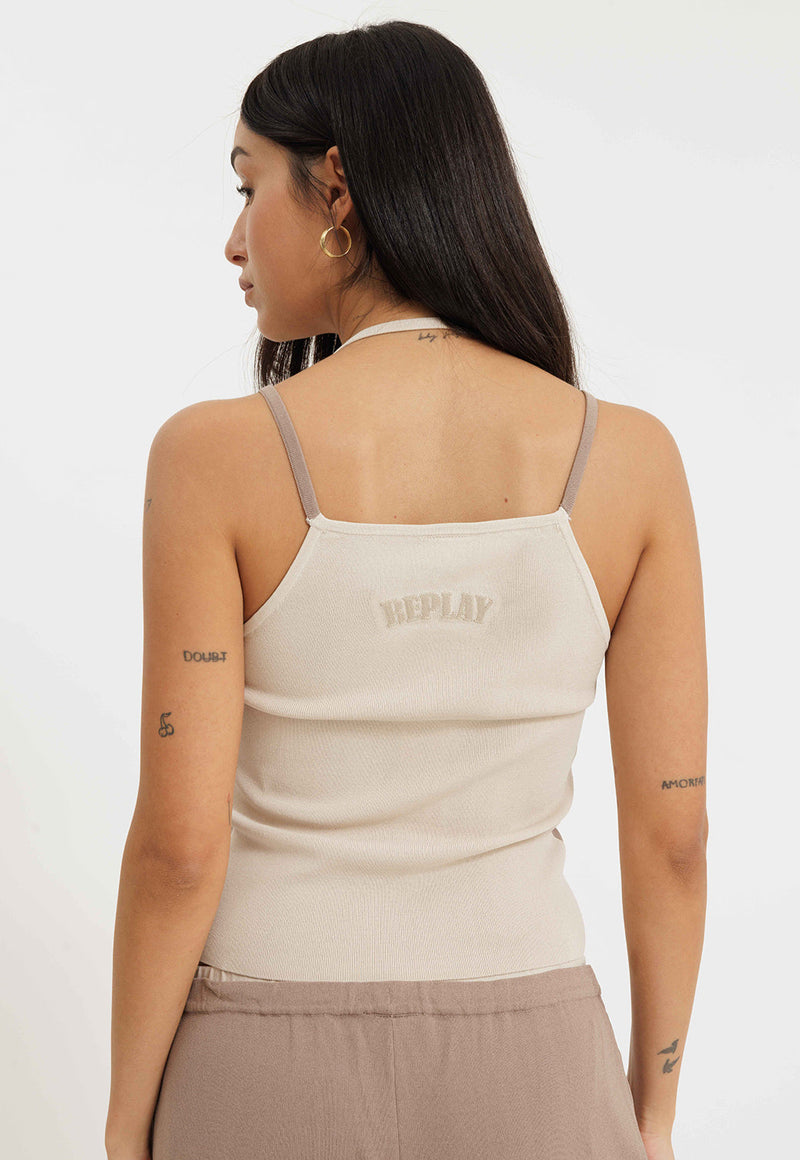 גופיית סריג ויסקוזה לנשים מבית ריפליי