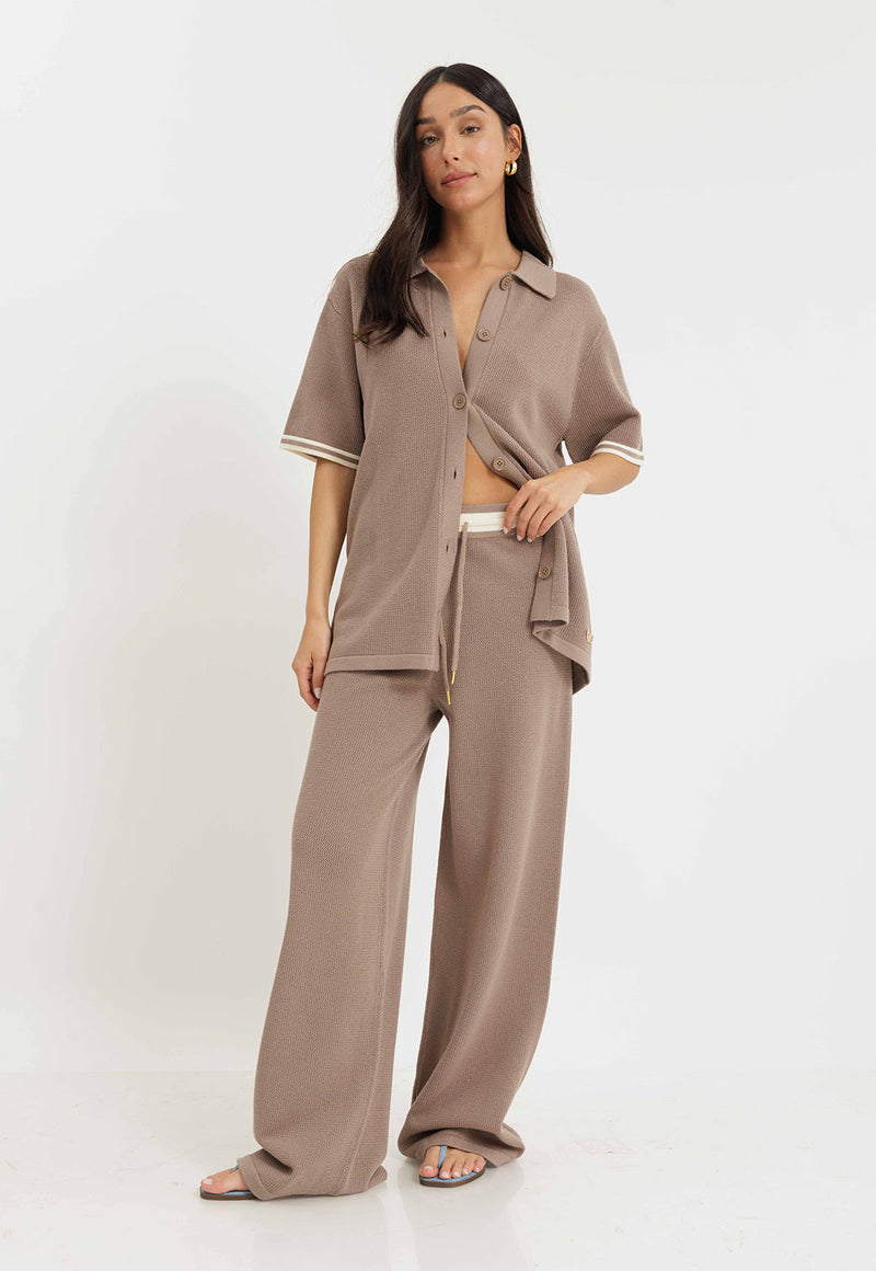 חולצת רשת מכופתרת לנשים מבית ריפליי