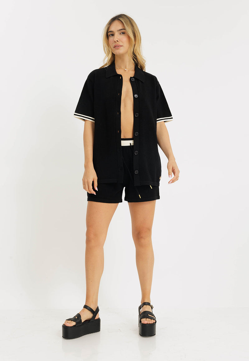 חולצת רשת מכופתרת לנשים מבית ריפליי