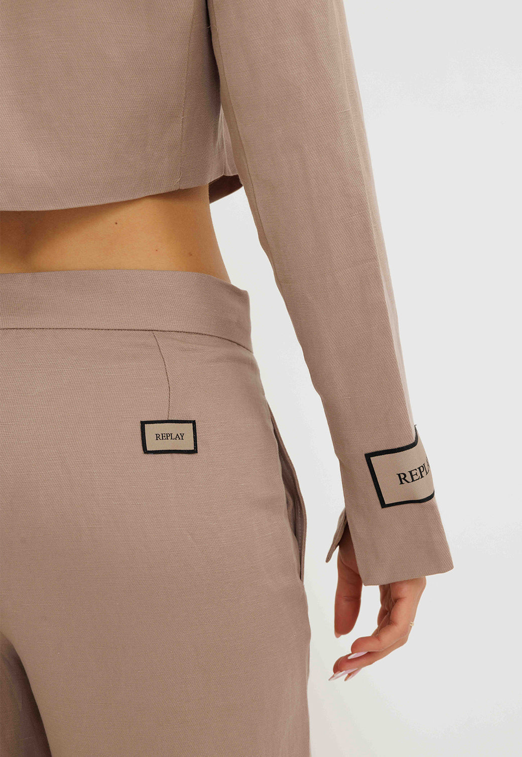 מכנסי פשתן ארוכים לנשים מבית ריפליי