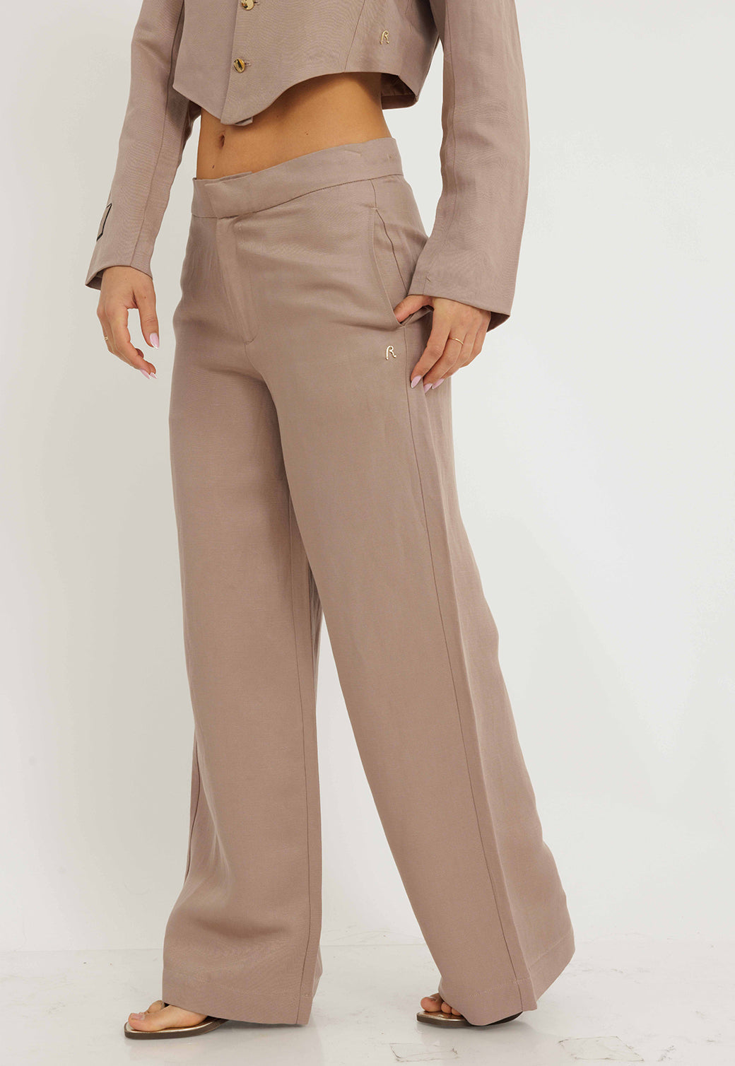 מכנסי פשתן ארוכים לנשים מבית ריפליי