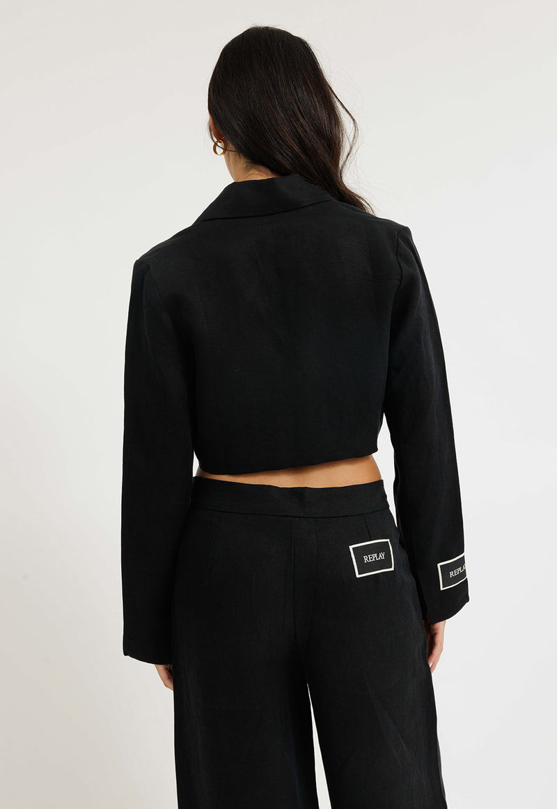 גקט פשתן אלגנטי לנשים מבית ריפליי