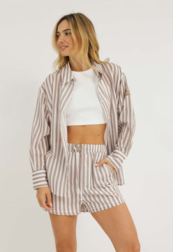 חולצת כפתורים מפוספסת לנשים מבית ריפליי