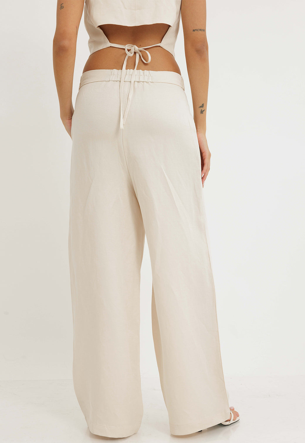 מכנסיים ארוכים מפשתן לנשים מבית ריפליי