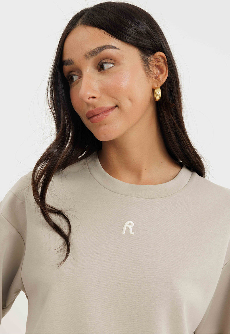 חולצת אינטרלוק קצרה לנשים מבית ריפליי