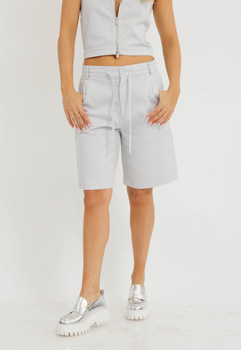 מכנס כותנה אלגנטי קצר לנשים מבית ריפליי