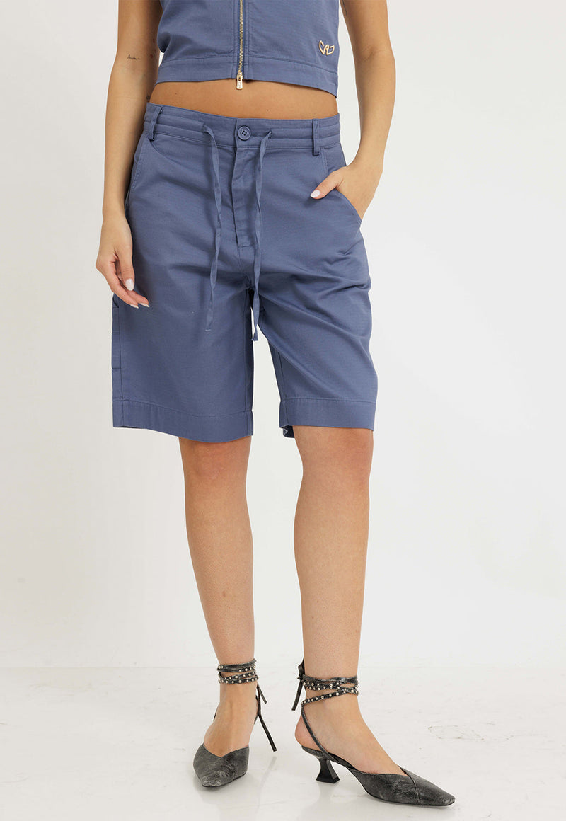 מכנס כותנה אלגנטי קצר לנשים מבית ריפליי