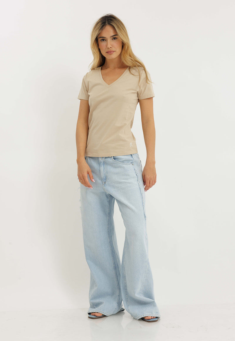 חולצת לייקרה קצרה לנשים מבית ריפליי