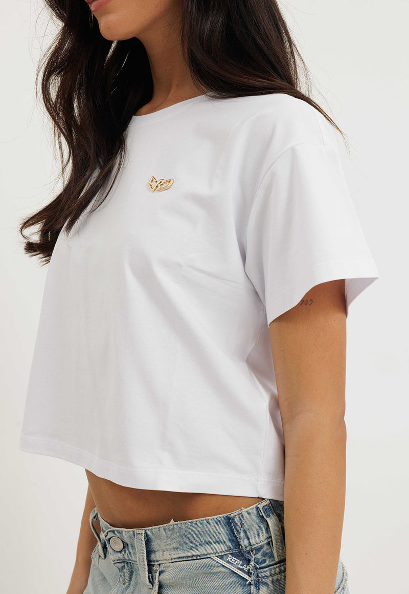 חולצת לייקרה קצרה לנשים מבית ריפליי