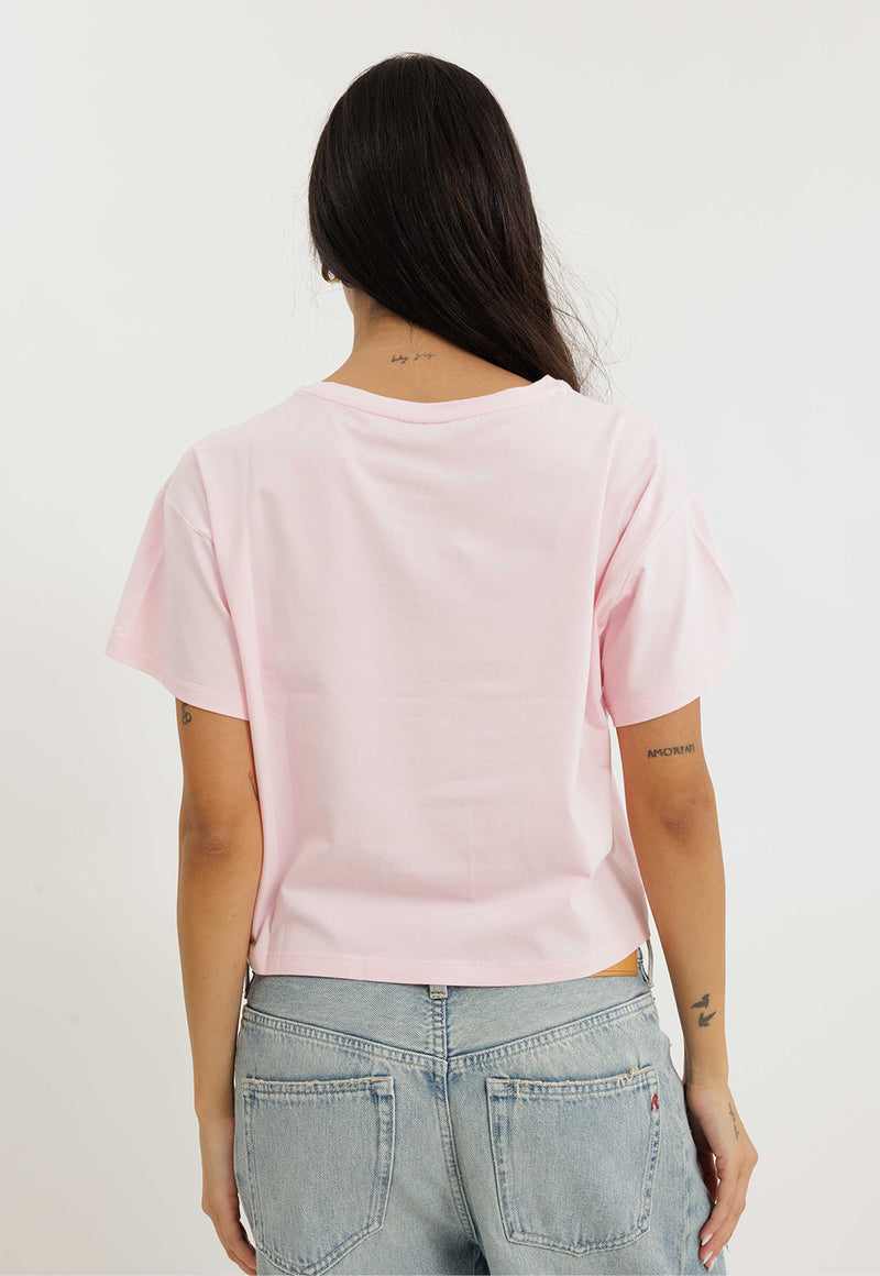 חולצת לייקרה קצרה לנשים מבית ריפליי