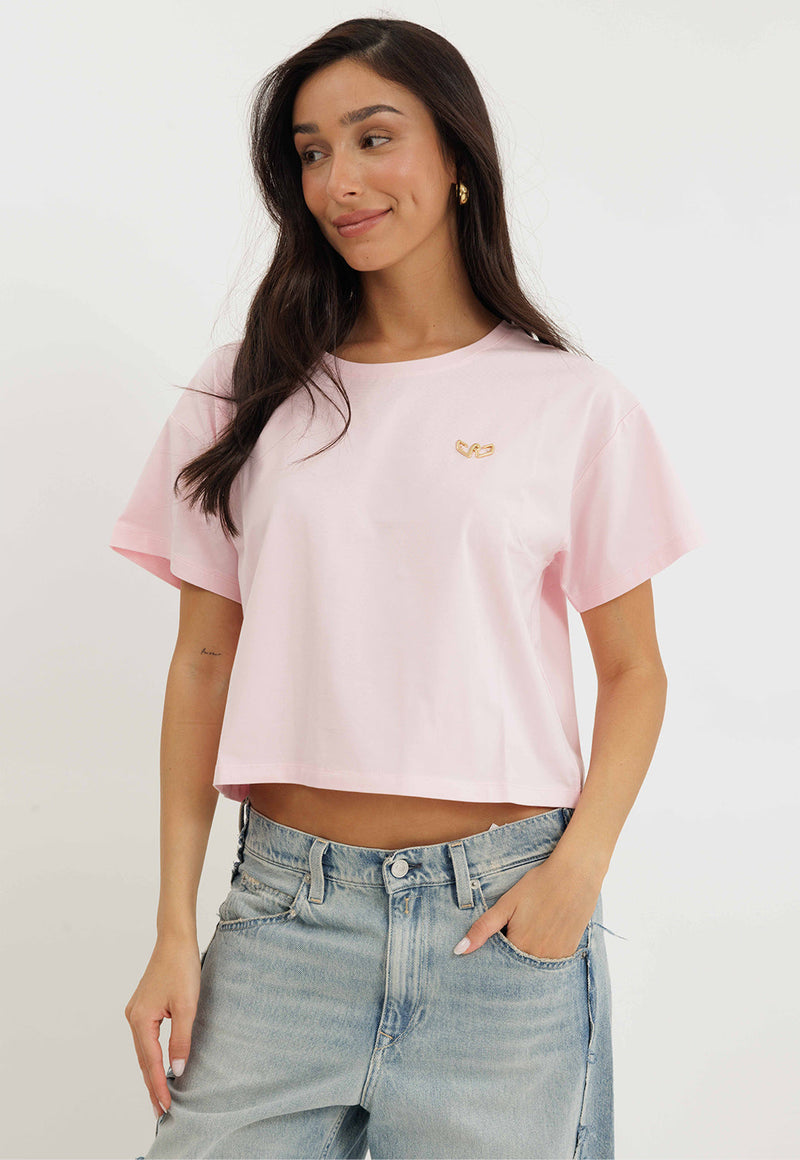 חולצת לייקרה קצרה לנשים מבית ריפליי