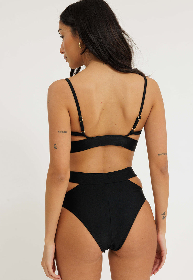 חזיית בגד ים דמוי ג׳ינס לנשים מבית ריפליי