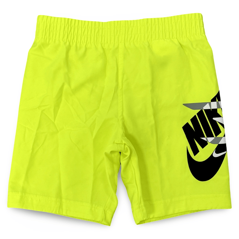 חליפת שתי חלקים קצרה לבנים בצבע צהוב ואפור