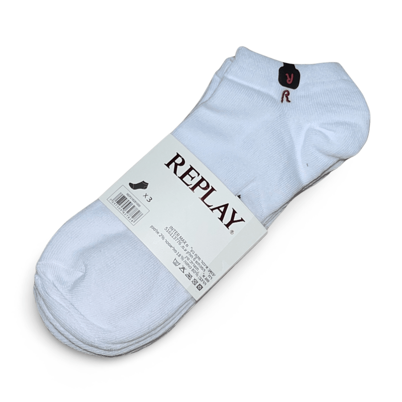 שלישיית גרביים לגבר בצבע שחור או לבן