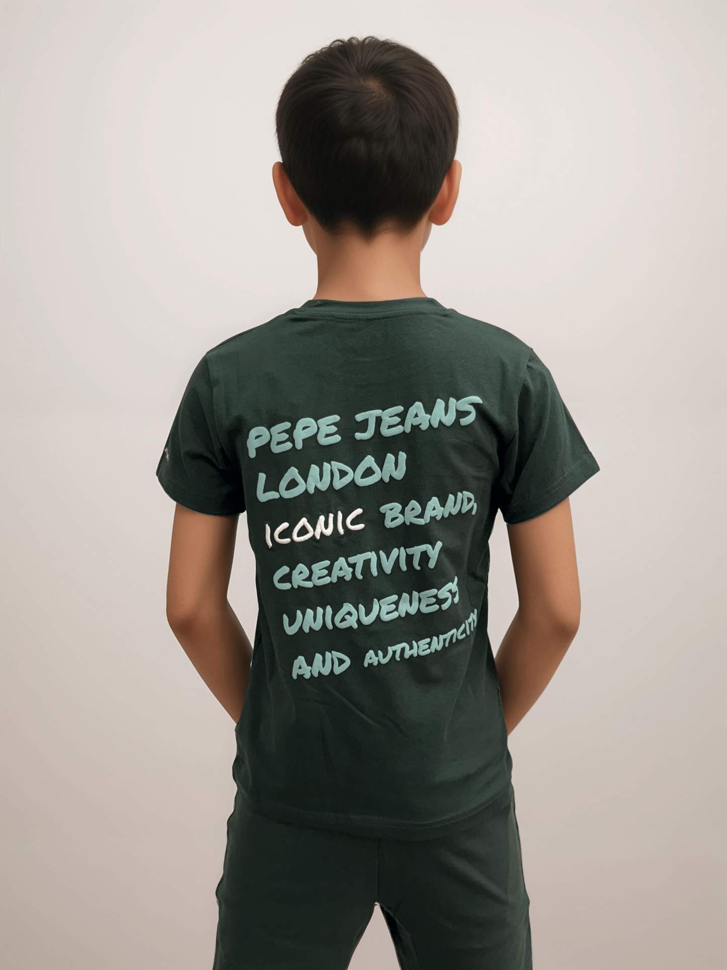 חליפה לבנים בצבע ירוק זית  Pepe Jeans