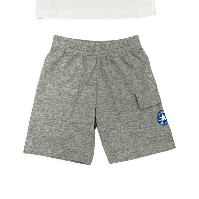 חליפת שתי חלקים עם שורט דגמ״ח טריקו