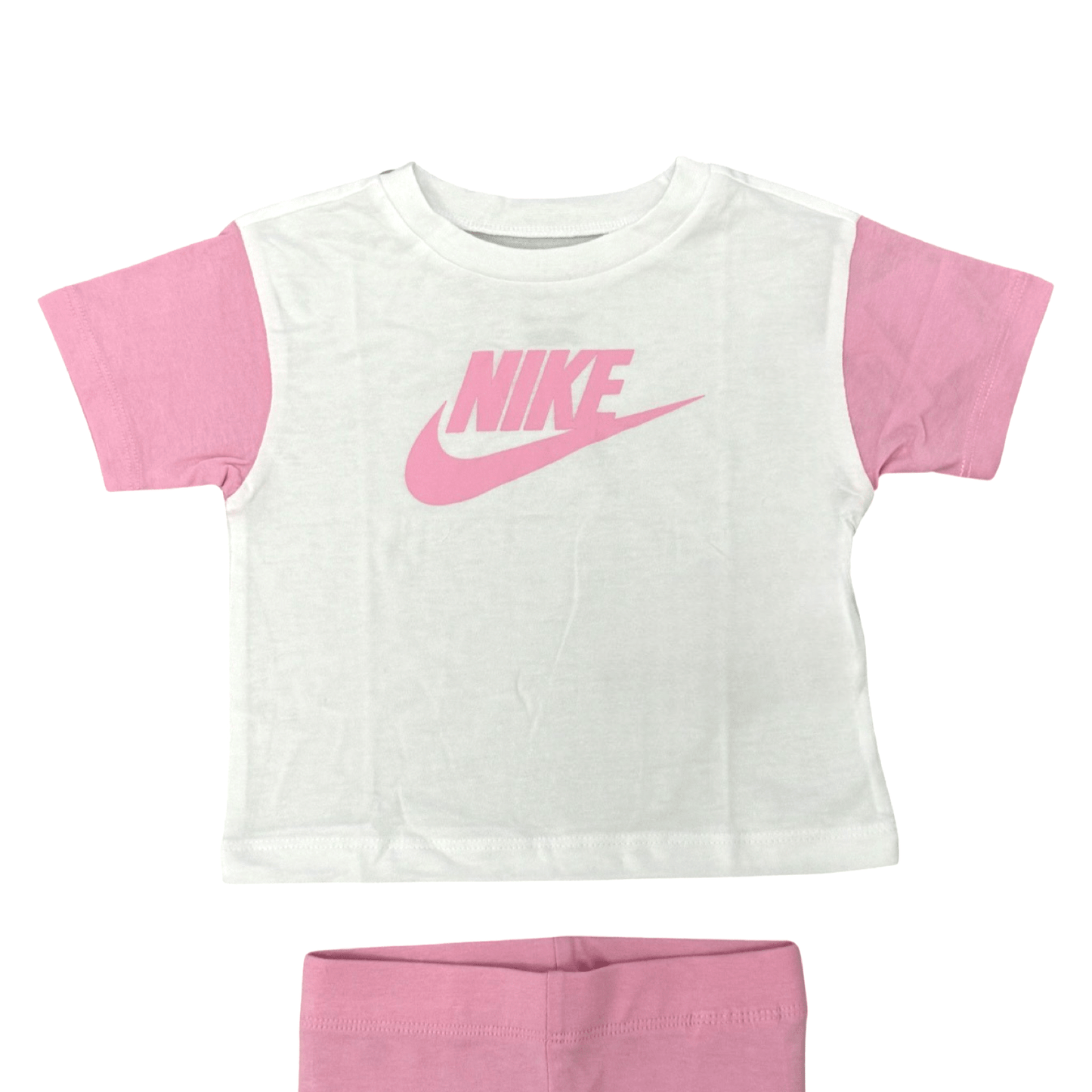 חליפת שתי חלקים עם טייץ קצר לבנות