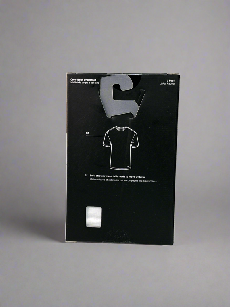 מארז 2 חולצת נייקי טי-שירט | צווארון עגול לנערים