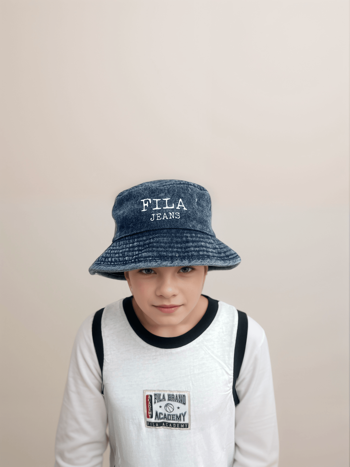 כובע באקט ג׳ינס לילדים - Fila