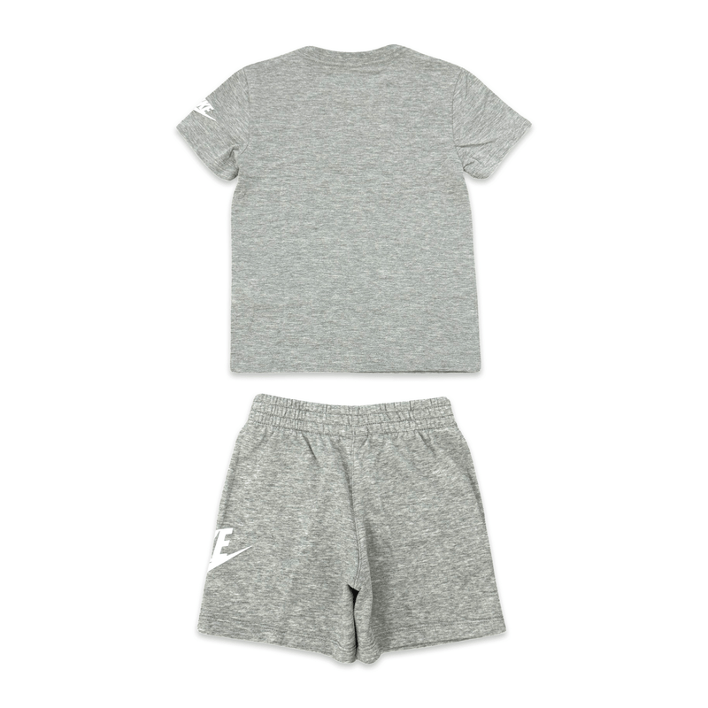 חליפת שתי חלקים טריקו קצרה לבנים