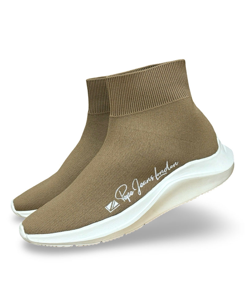 נעלי סניקרס גבוהות לנשים בשני צבעים