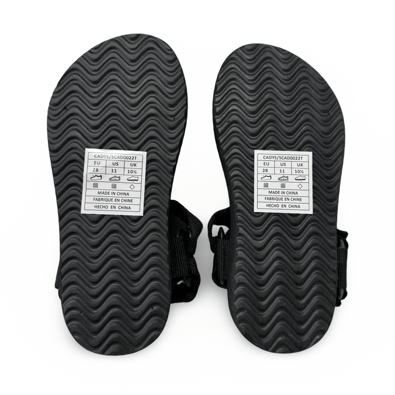 סנדלי קיץ אלגנטיים בצבע שחור לבנים