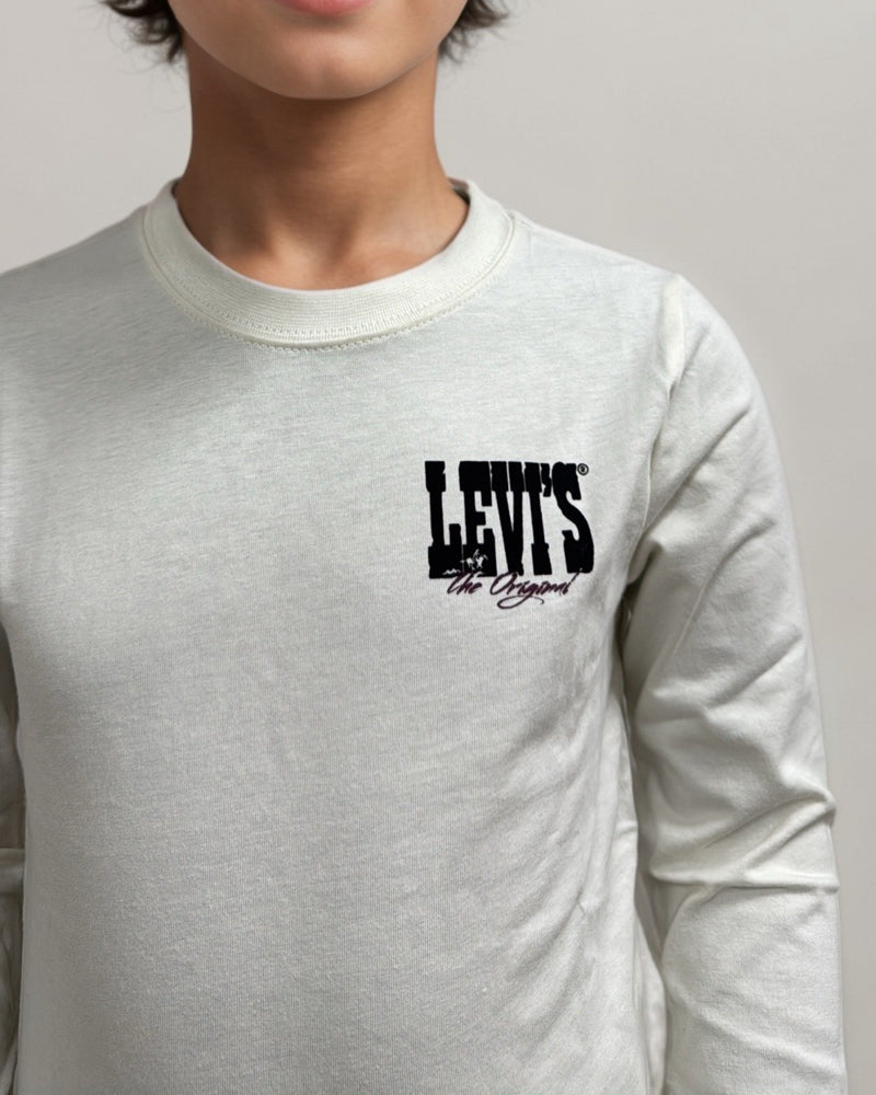 חולצת לוויס ארוכה עם ציור של קאבויים בגב | לילדים