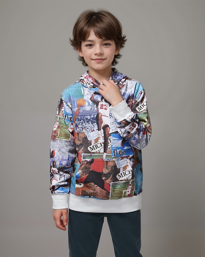 קפוצ׳ון מקושקש מבית ג׳ורדן לילדים | MJ Brooklyn