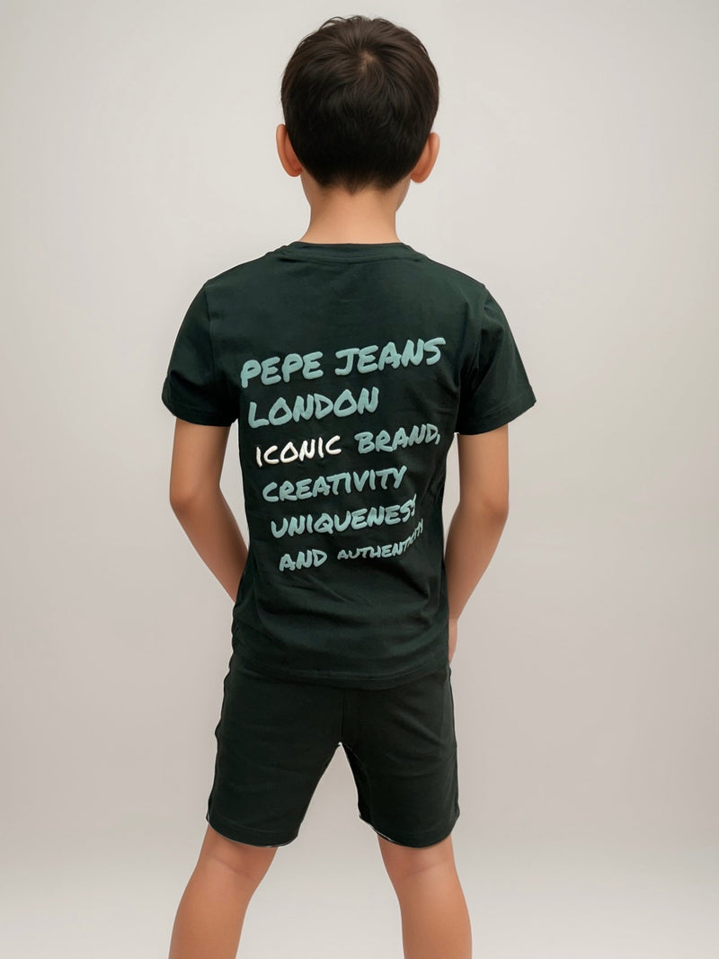 חליפה לבנים בצבע ירוק זית  Pepe Jeans