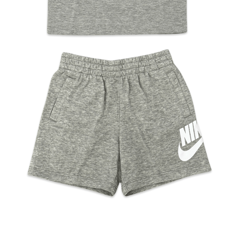 חליפת שתי חלקים טריקו קצרה לבנים