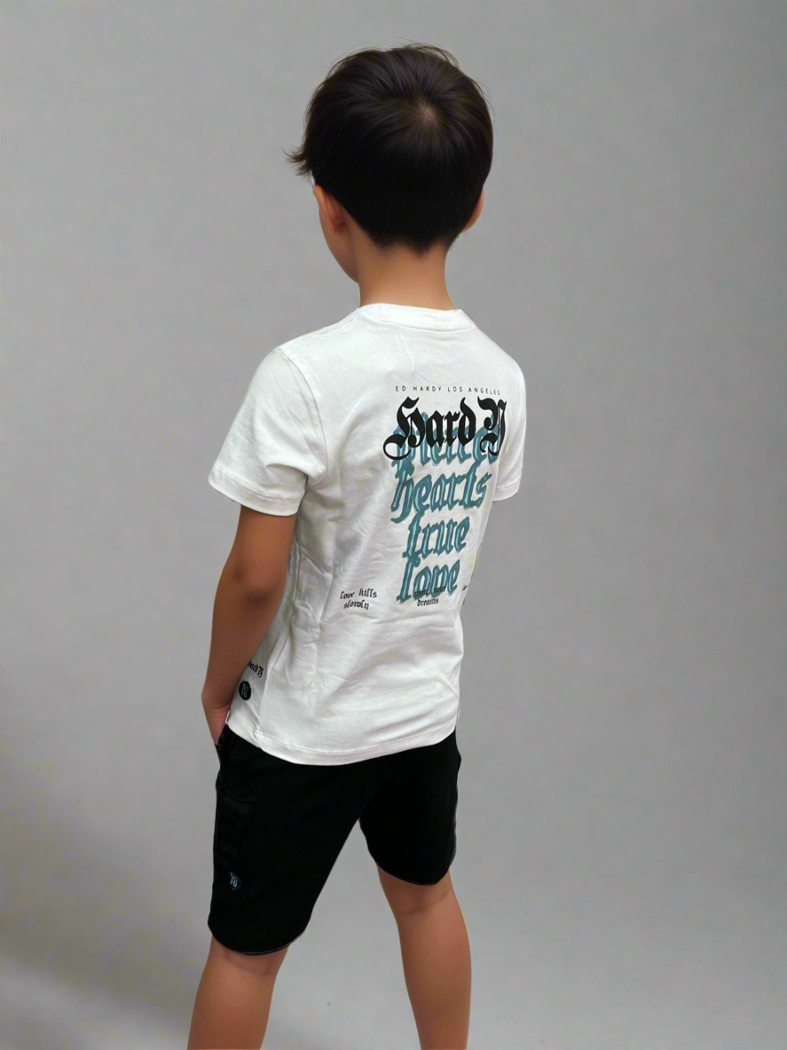 חליפה לבנים Ed Hardy