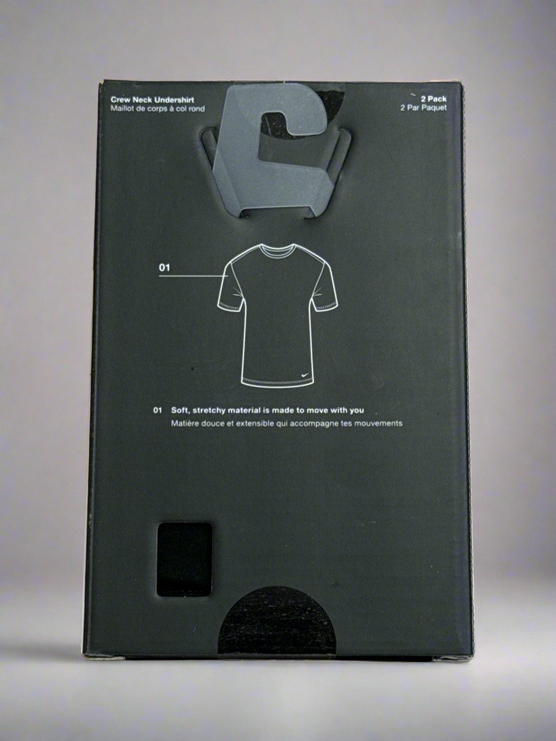 מארז 2 חולצת נייקי טי-שירט | צווארון עגול לנערים